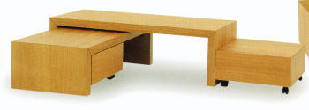 ウッドコレクションテーブル　リビングボードテーブル