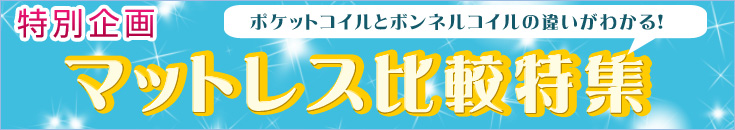 ボンネルコイルとポケットコイルの違いが判る！比較特集です！