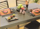 和モダン家具 座院のダイニングテーブル / ダイニングチェアーセット(ブラック)とキッチン雑貨
