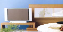 ホームシアター構築に最適 木製テレビ台