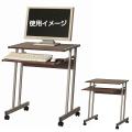 スライドトレー付き カジュアルPCデスク