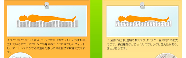 支え方の違い