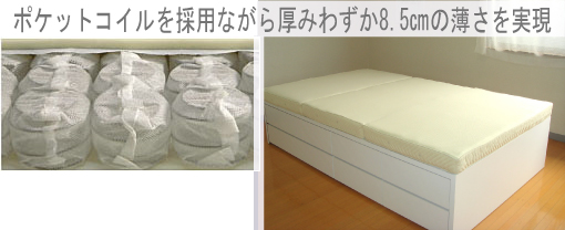 暑さ8.5cmの薄さ