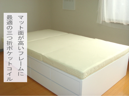 マット面が高いフレームに！