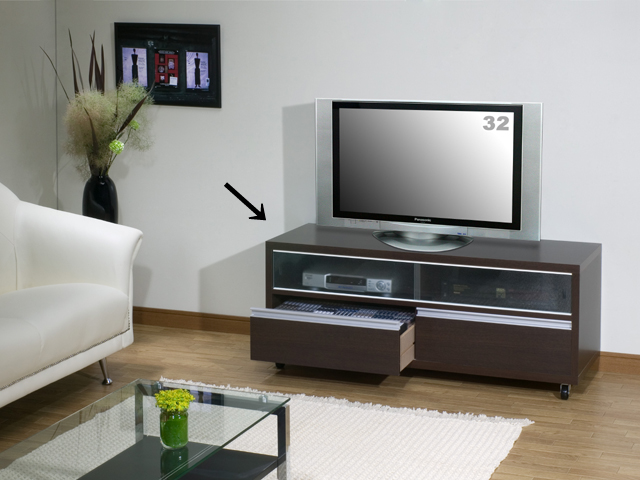 50V型薄型テレビ対応のワイドなテレビボード