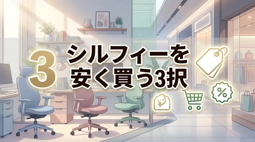 【結論】オカムラシルフィーを安く買うなら3択！正規品で安いのはどこ？