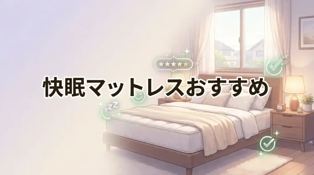 【保存版】快眠マットレスおすすめ13選！睡眠の質とコスパを両立するのは？