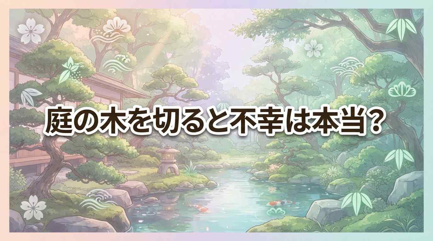 【真相】庭の木を切ると不幸は本当？危険な木だけ3分でプロへ依頼がおすすめ