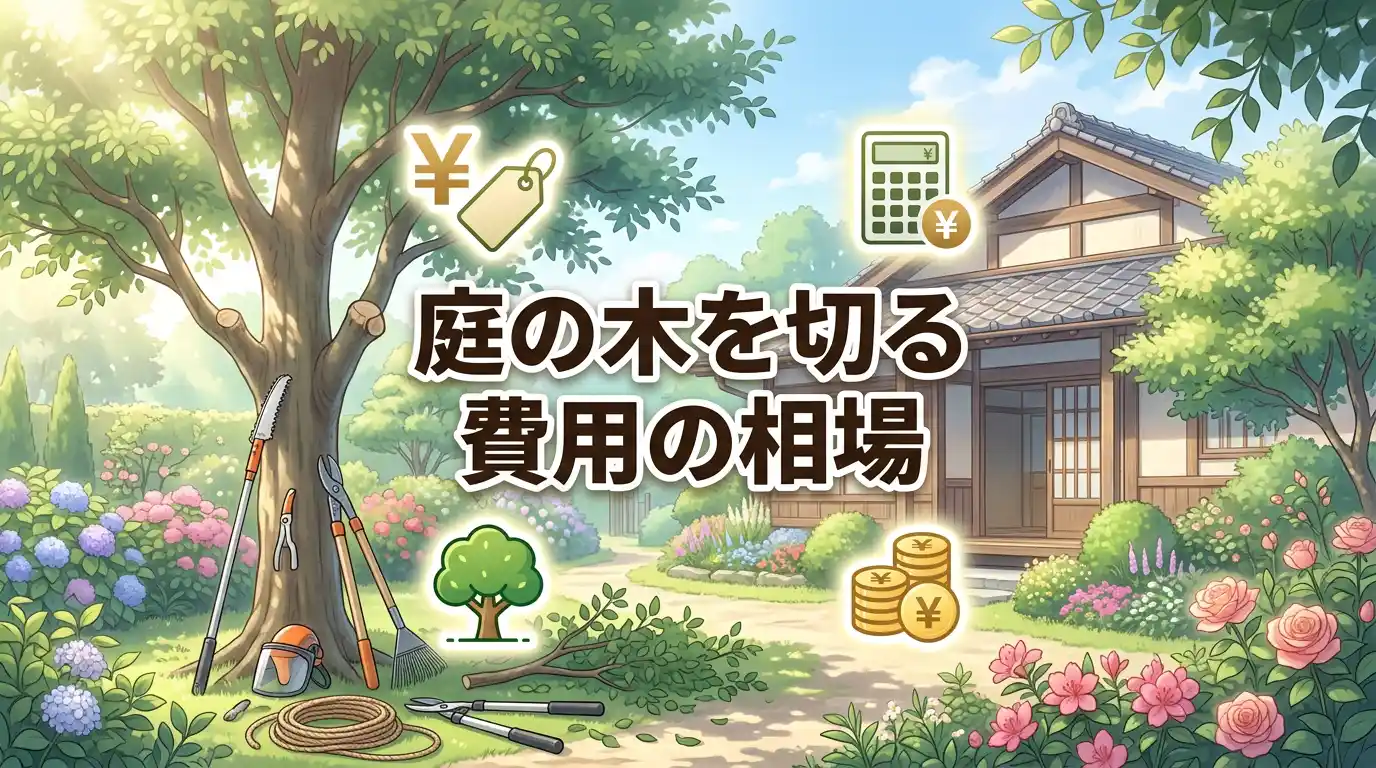 【相場】庭の木を切る費用は高さで激変！3つの目安と内訳を解説